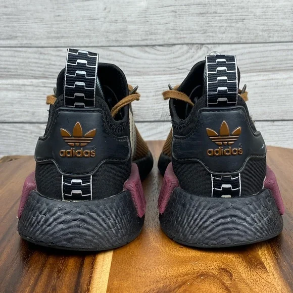 Adidas Women's Brown and Black Sneakers - Picture 8 of 12